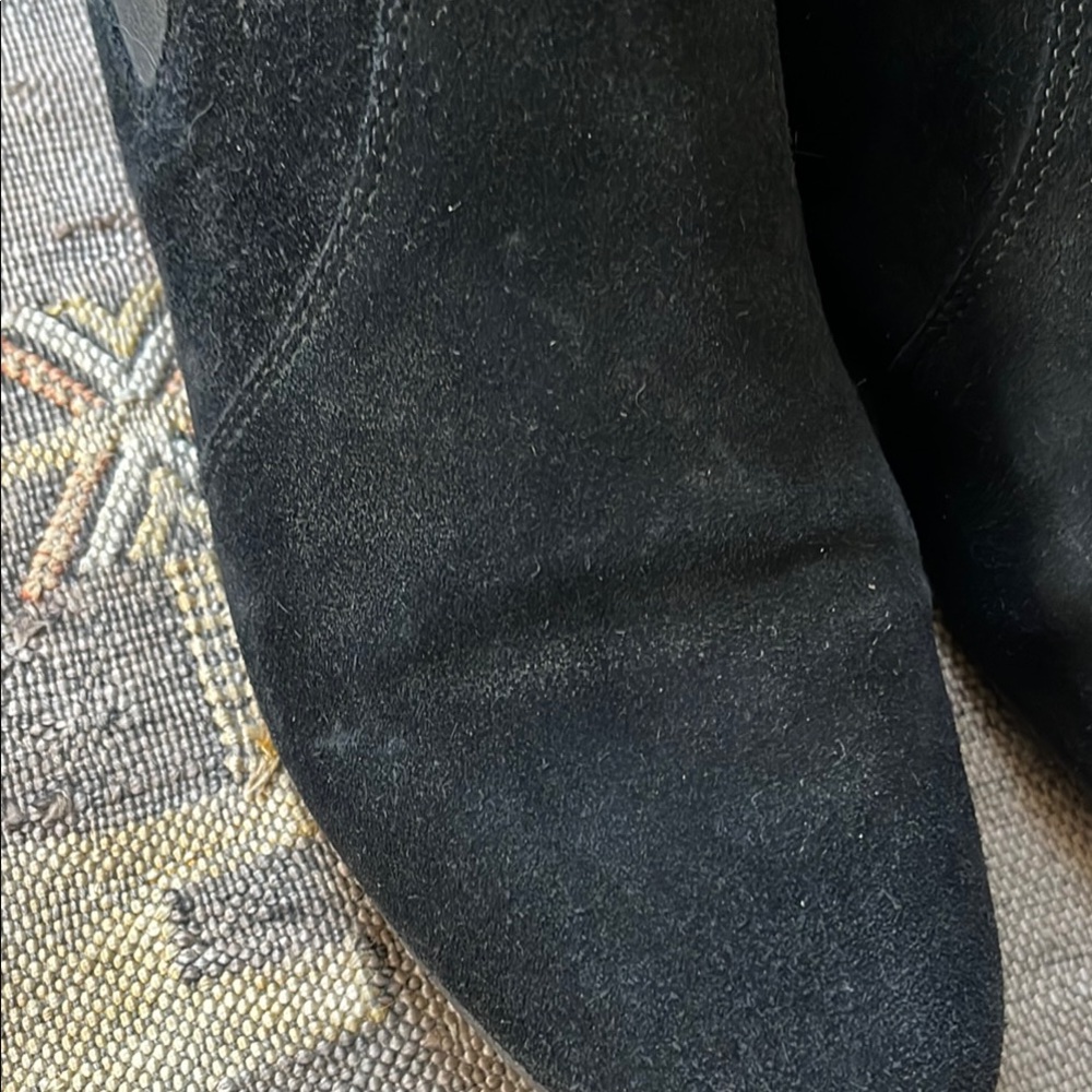 Black suede Isabel Marant chelsea boots 39 - Picture 10 of 10